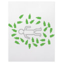 beer drunken man icon letterhead