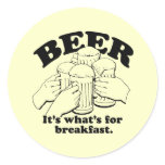 BEER FOR BREAKFAST stickers
