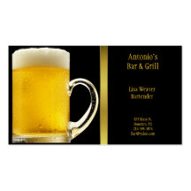 Beer Glass Business Card