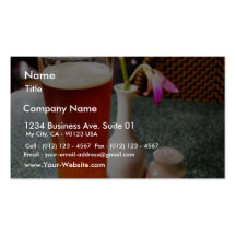 Beer Glass Business Card Template