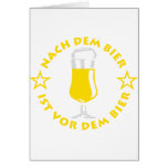 Beer Grußkarte