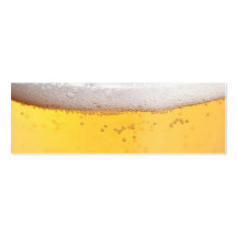 Beer Head Bubbles Business Card Template