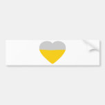 beer heart love bumper sticker