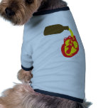 beer in chamber of the heart doggie shirt