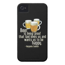 Beer is Proof (Franklin) Case-Mate iPhone 4 Cases