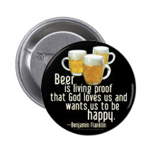 Beer is Proof (Franklin) Pins