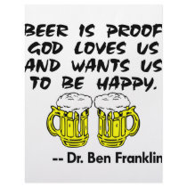 Beer Is Proof God Loves Us & Wants Us Happy Letterhead Template