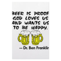 Beer Is Proof God Loves Us & Wants Us Happy Stationery Design