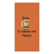 Beer. It Makes Me Happy. Photo Card Template
