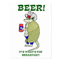 Beer It's What's For Breakfast Postcards
