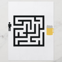 beer labyrinth icon flyers