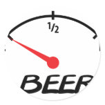 beer level icon sticker