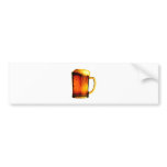 Beer Mug Bumper Sticker