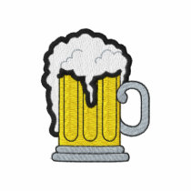 Beer Mug Embroidered Shirt