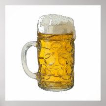 Beer Mug Poster Print - Square Dimensions Posters