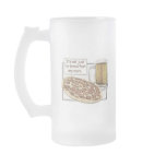 Beer & Pizza for Breakfast Frosty Cold Mug