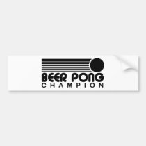 Beer Pong bumper stickers