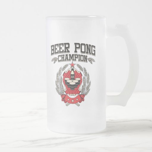 Beer Pong Champion Coffee Mugs
