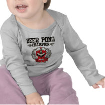 Beer Pong Champion t-shirts
