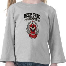 Beer Pong Champion t-shirts