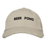 Beer Pong embroidered hats