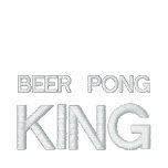 Beer Pong King Embroidered Hooded Sweatshirt