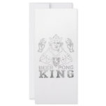Beer Pong King Custom Rack Cards