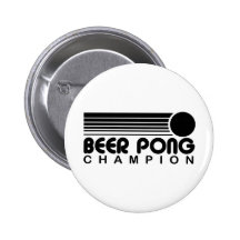 Beer Pong Pinback Buttons