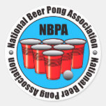 Beer Pong Round Stickers