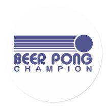 Beer Pong Sticker
