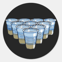 beer pong stickers