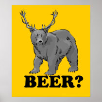 Beer? Poster $24.95