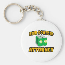 Beer-Powered Attorney Key Chain