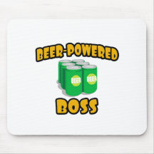 Beer-Powered Boss Mousepads