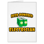 Beer-Powered Electrician Cards