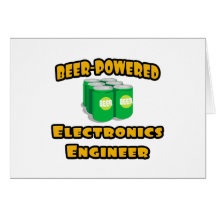 Beer-Powered Electronics Engineer Cards