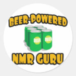 Beer-Powered NMR Guru Sticker