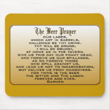 Beer Prayer Mousepads