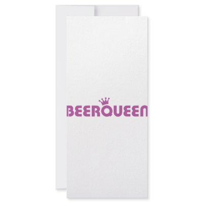 beer queen icon personalized rack card by TomaniacLines