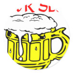 Beer Slut Round Sticker