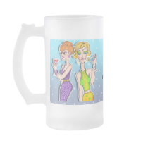 Beer Steins - Frosted Mugs - Three Martini Divas