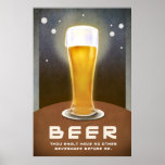 beer thou shalt have no other beverages before me poster