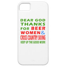 Beer Women And Cross Country Skiing iPhone 5 Case