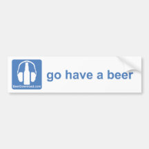 BeerDownload Bumper Sticker
