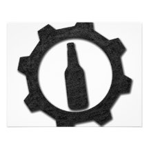 Beers black custom invites