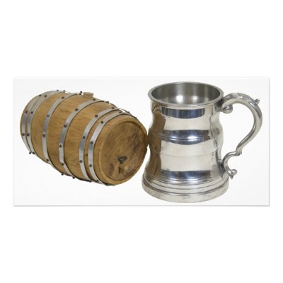 BeerSteinBarrel082609 Personalized Photo Card by ShroudedLake