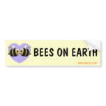 Bees on Earth Bumper Sticker