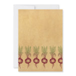 Beet Invitation Blank