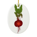 Beet Christmas Tree Ornament