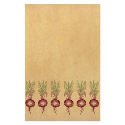 Beet Stationary Stationery Design by oph3lia